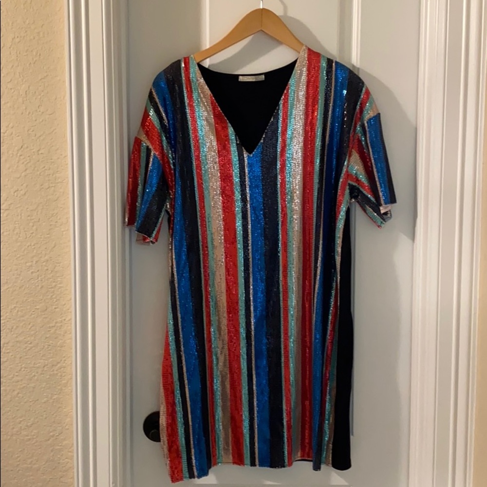 Zara sequined dress